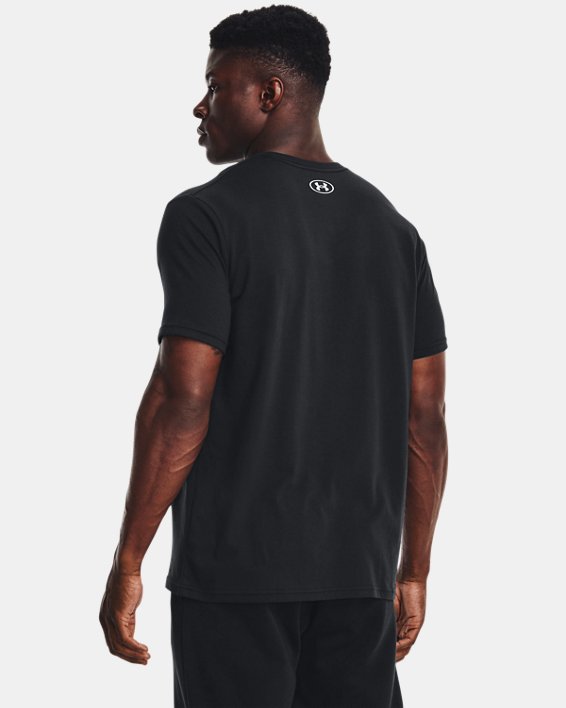 Men's UA Multi Color Lockertag Short Sleeve, Black, pdpMainDesktop image number 1